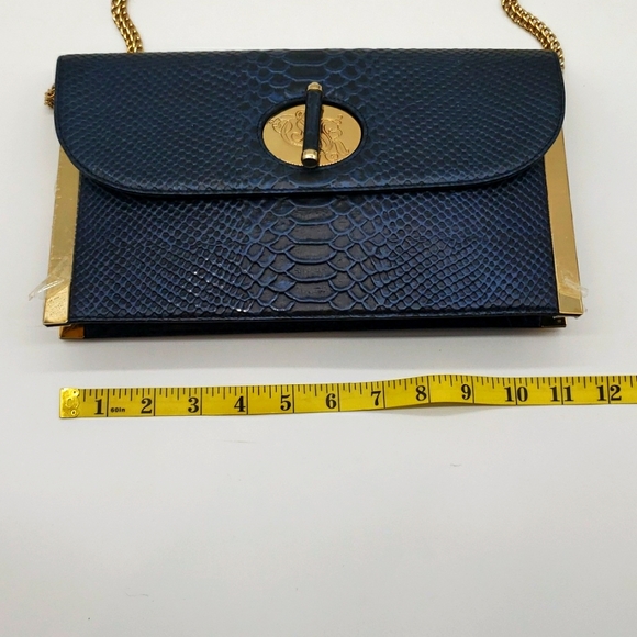 EKATRINA BAG SIZE 11x6 COLOR BLUE CONDITION NEW - Picture 11 of 11